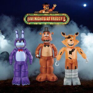 Five Nights at Freddy's 3 Pack Inflatable Animated Halloween Prop Animatronics